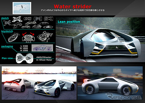 弘津悠耶さん「Water strider」(ドリームアワード)《写真提供 日本教育財団》
