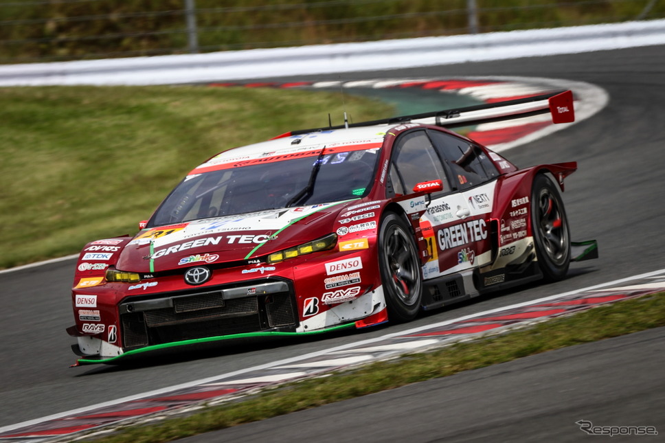 GT300クラス予選2番手の#31 TOYOTA GR SPORT PRIUS PHV apr GT《撮影 益田和久》