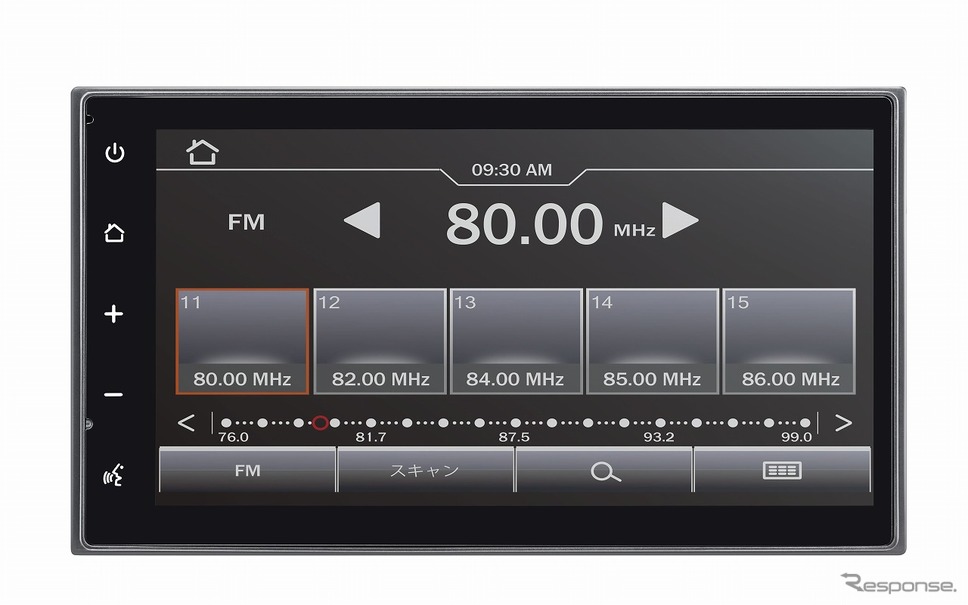 フォルシアクラリオン 法人ユース車両/レンタカー向けスマートフォン連携ディスプレイオーディオ「TY-1000A-B」《写真提供 フォルシアクラリオン》