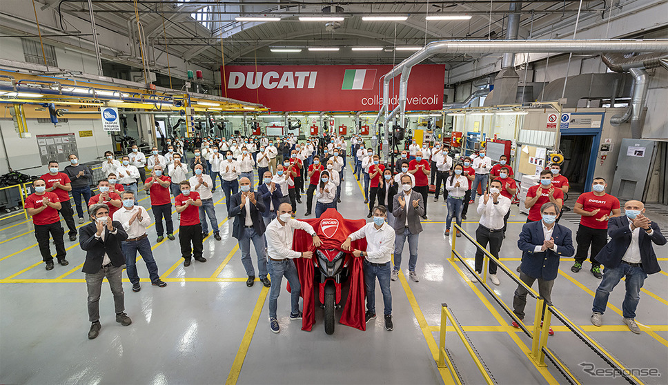 ドゥカティ ムルティストラーダV4の生産を開始した伊ボルゴパニガーレ工場《写真提供 ドゥカティジャパン》