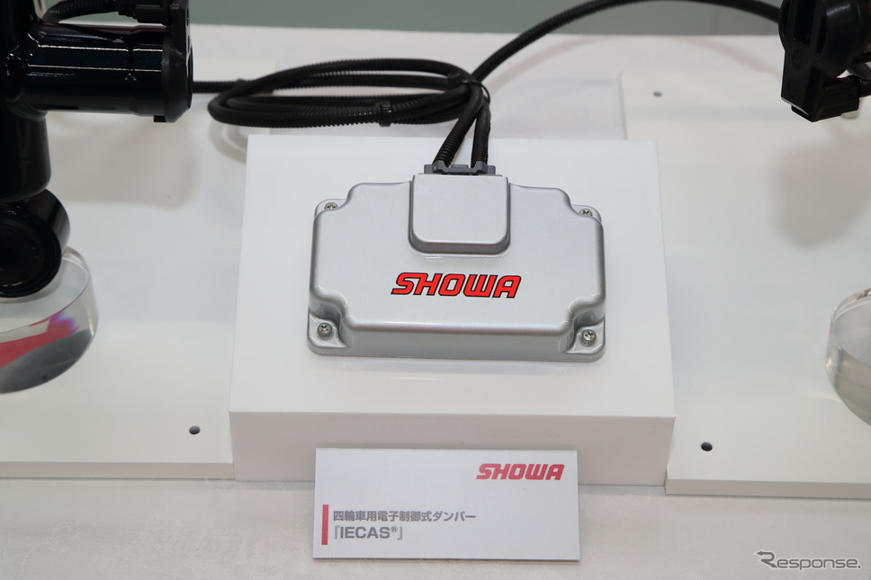 ショーワの四輪車用電子制御式ダンパー IECAS《写真撮影 山内潤也》