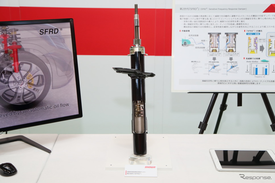 四輪車用周波数応答型ダンパー 第2世代「SFRD」《写真撮影 山内潤也》