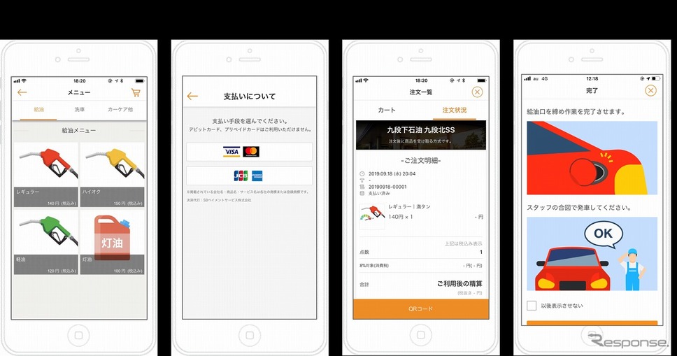 「スマホ給油」のイメージ《画像提供 伊藤忠エネクス》