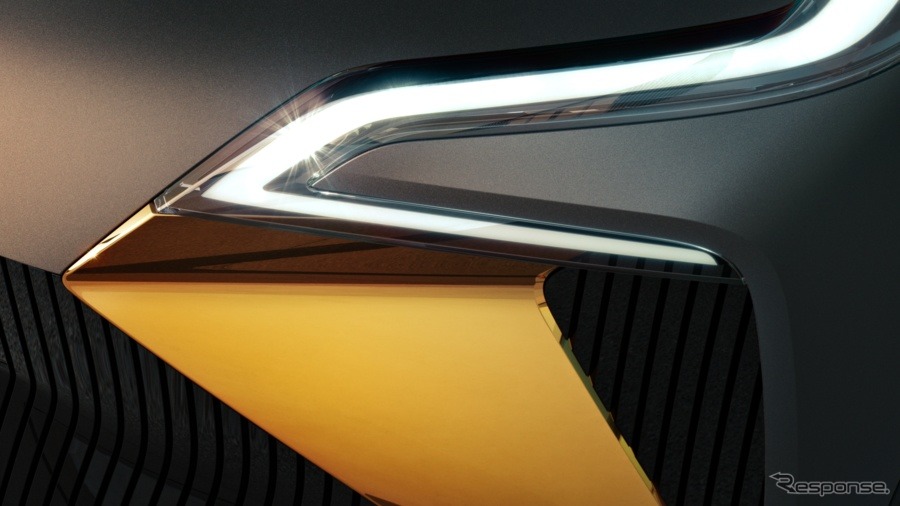 ルノーのEVコンセプトカーのティザーイメージ《photo by Renault》