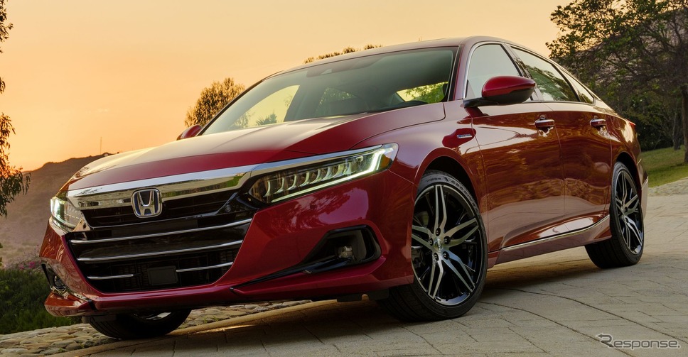 ホンダ・アコード・ハイブリッド の2021年モデル(米国仕様)《photo by Honda》