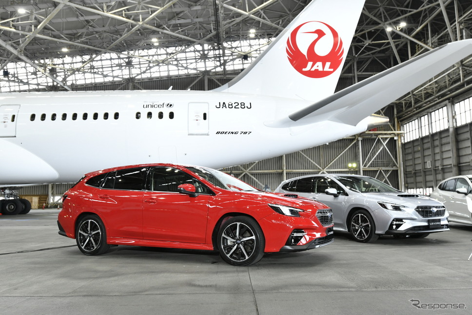 スバル・レヴォーグ新型発表会(成田空港JALハンガー)《写真提供 スバル》