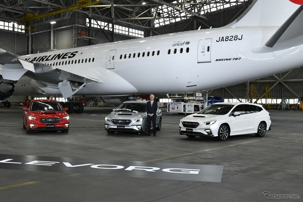 スバル・レヴォーグ新型発表会(成田空港JALハンガー)《写真提供 スバル》