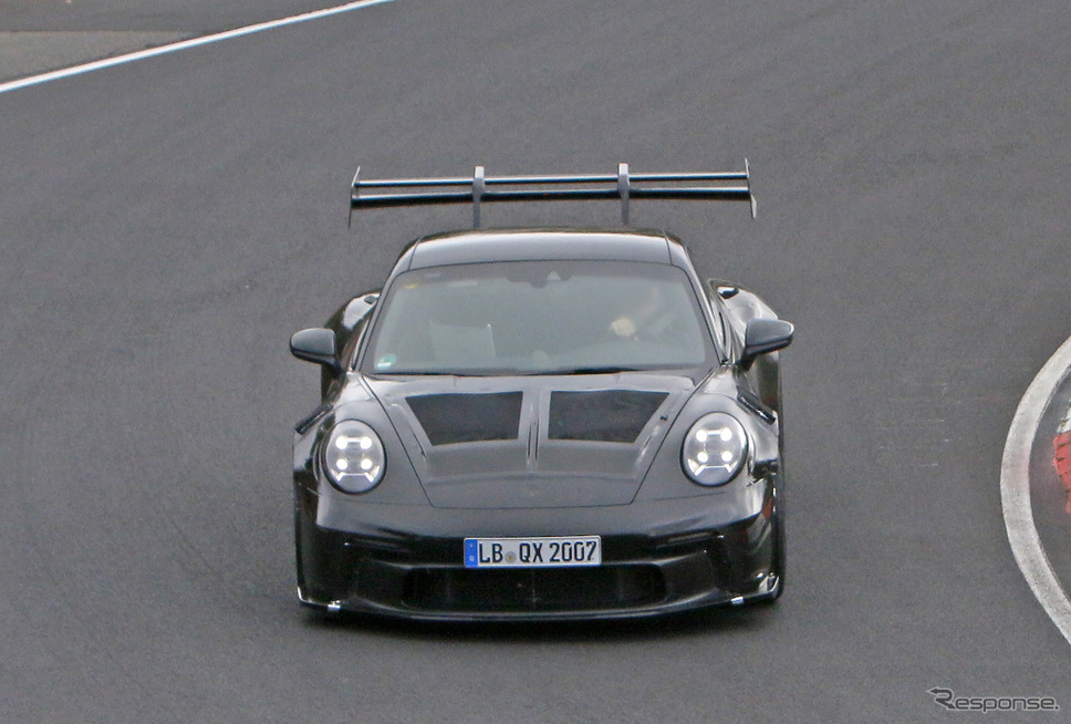 ポルシェ 911 GT3 RS 次期型プロトタイプ（スクープ写真）《APOLLO NEWS SERVICE》