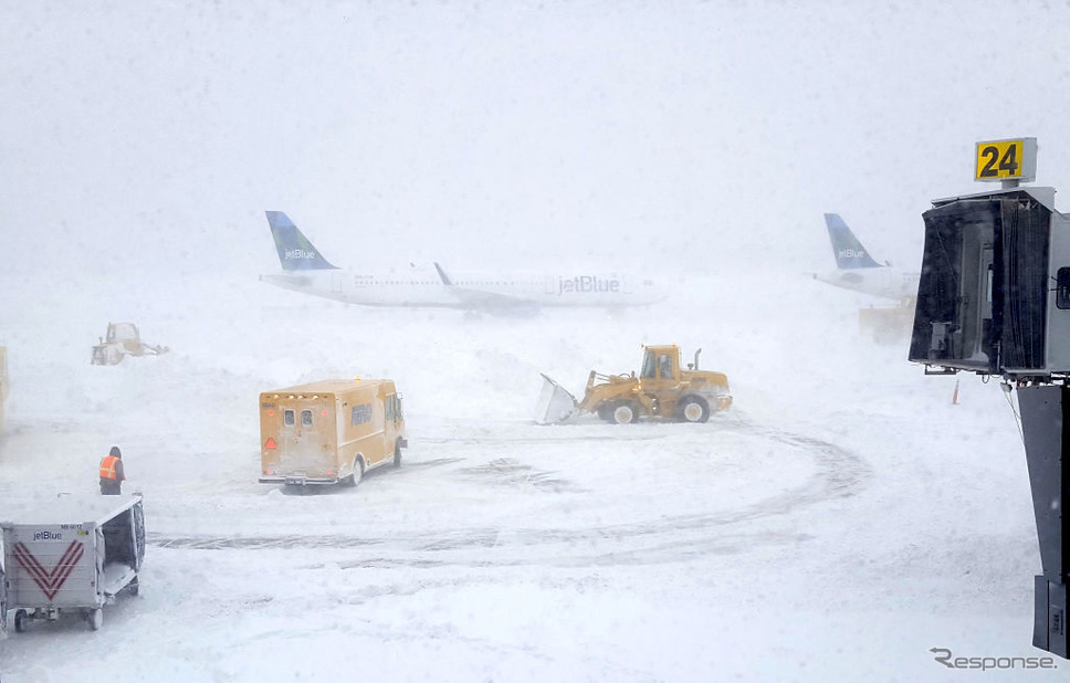ニューヨーク、JFK空港（2018年1月4日）《Photo by Rebecca Butala How/Getty Images News/ゲッティイメージズ》
