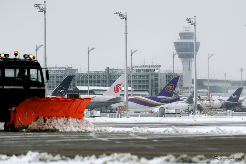 ミュンヘン空港（2019年1月10日）《Photo by Matthias Balk/picture alliance via Getty Images/ゲッティイメージズ》