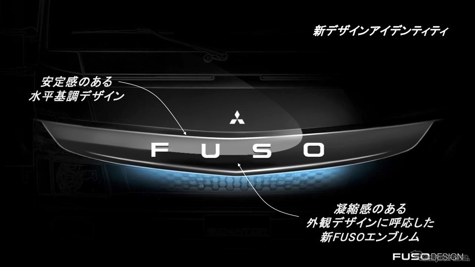 新デザインアイデンティティ《資料提供 三菱ふそう》