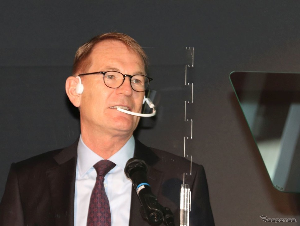三菱ふそうトラック・バス 代表取締役社長 ハートムット・シック氏≪撮影:中尾真二≫