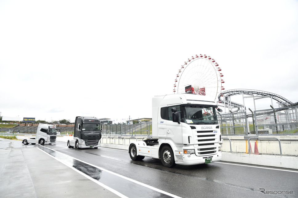 SUPER GT第6戦 搬入日のトランポ《撮影 雪岡直樹》