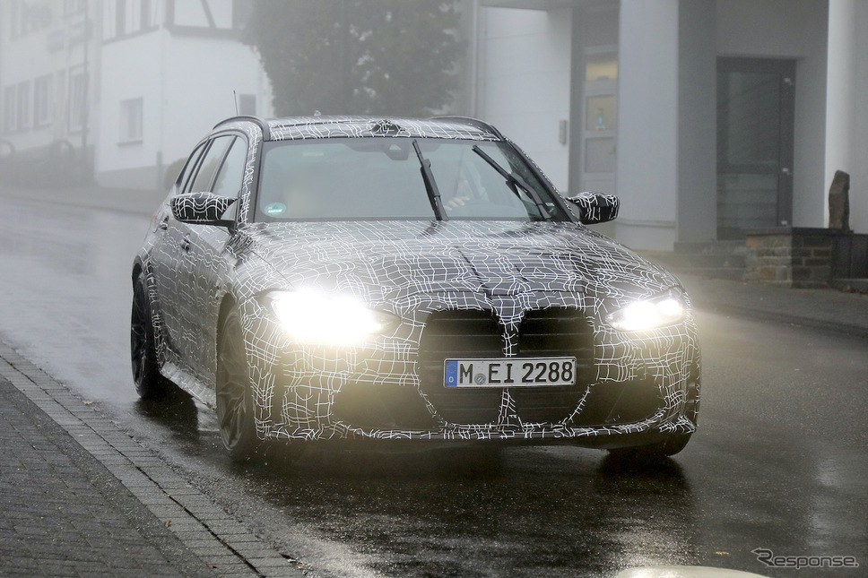 BMW M3ツーリング プロトタイプ(スクープ写真)《APOLLO NEWS SERVICE》
