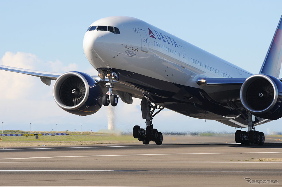 ボーイング777（2009年、シドニー空港）《Photo by James D. Morgan/Getty Images News/ゲッティイメージズ》