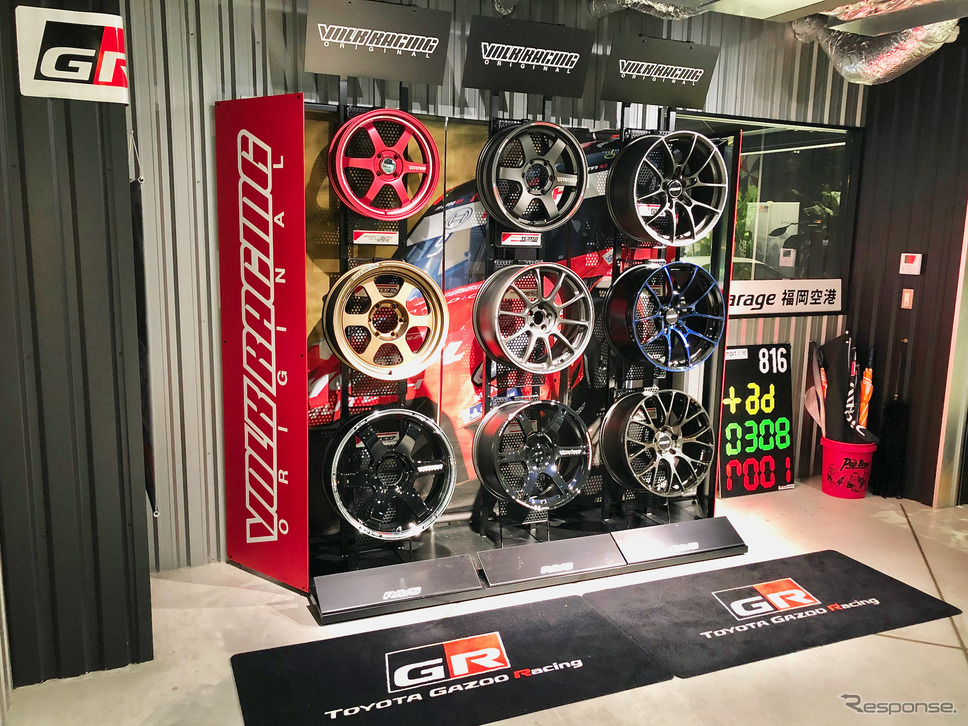 GR Garage 福岡空港にてRAYSフェアが初開催!VOLK RACINGの最新モデルが大集合《写真提供 レイズ》