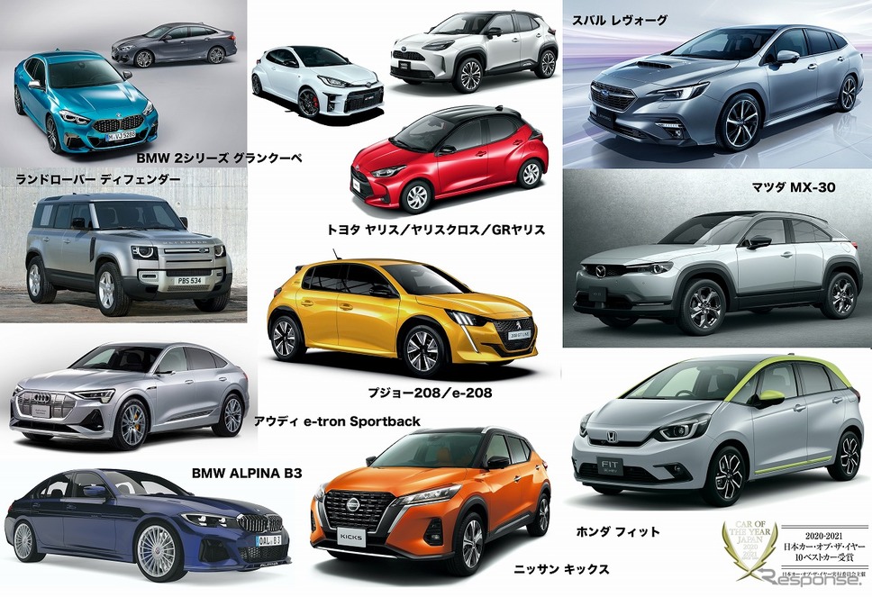 日本カーオブザイヤー2020-2021 10ベストカー《画像提供 日本カーオブザイヤー》
