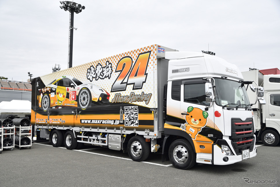 SUPER GT第7戦 ツインリンクもてぎ搬入の様子《撮影 雪岡直樹》