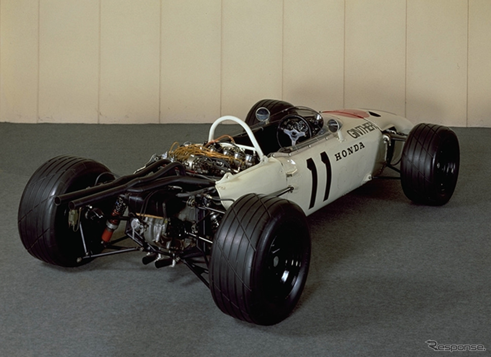 1965年シーズンのホンダF1マシン「RA272」。《写真提供 Honda》
