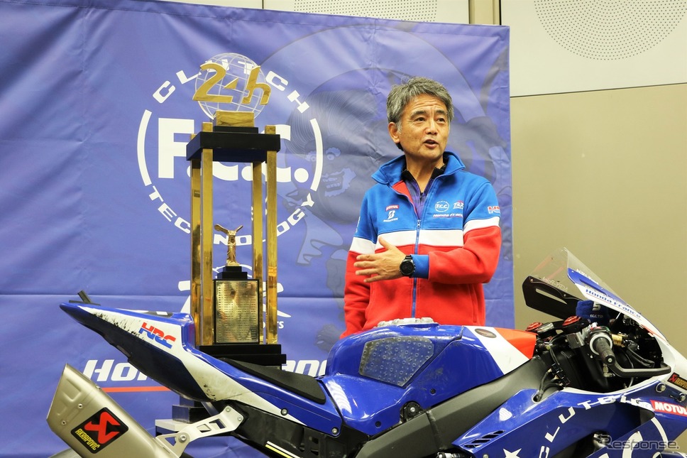 .C.C. TSR Honda France 藤井正和総監督《写真撮影 先川知香》