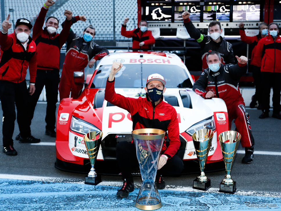 2020年DTM王者 #33 レネ・ラスト（アウディ）。《写真提供 Audi》