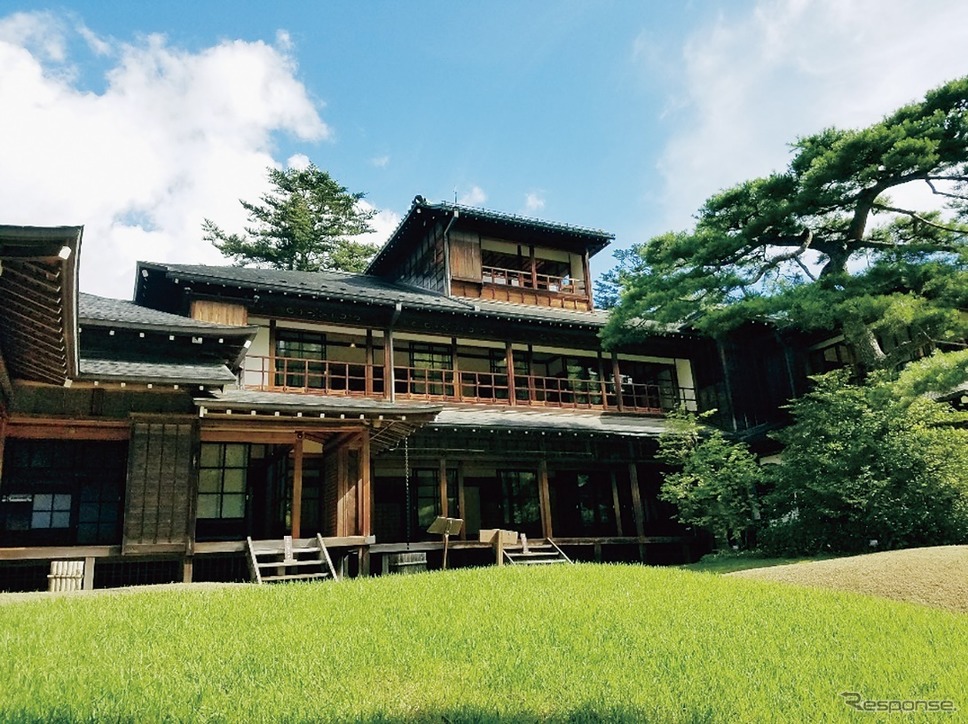 日光西町グリーンスローモビリティ:日光田母沢御用邸記念公園《写真提供 日光市》