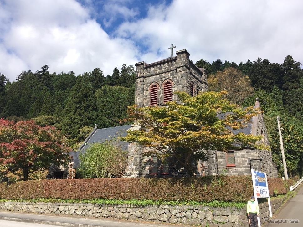 日光西町グリーンスローモビリティ:日光真光教会《写真提供 日光市》