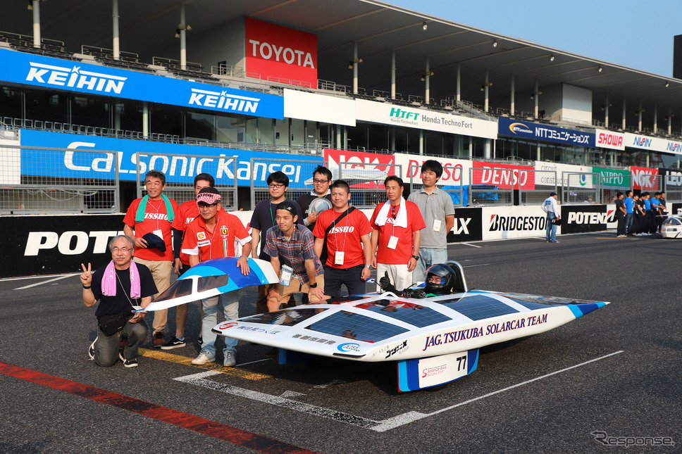 ソーラーカーレース鈴鹿2019:4時間耐久レース総合優勝マシン《写真提供 モビリティランド》