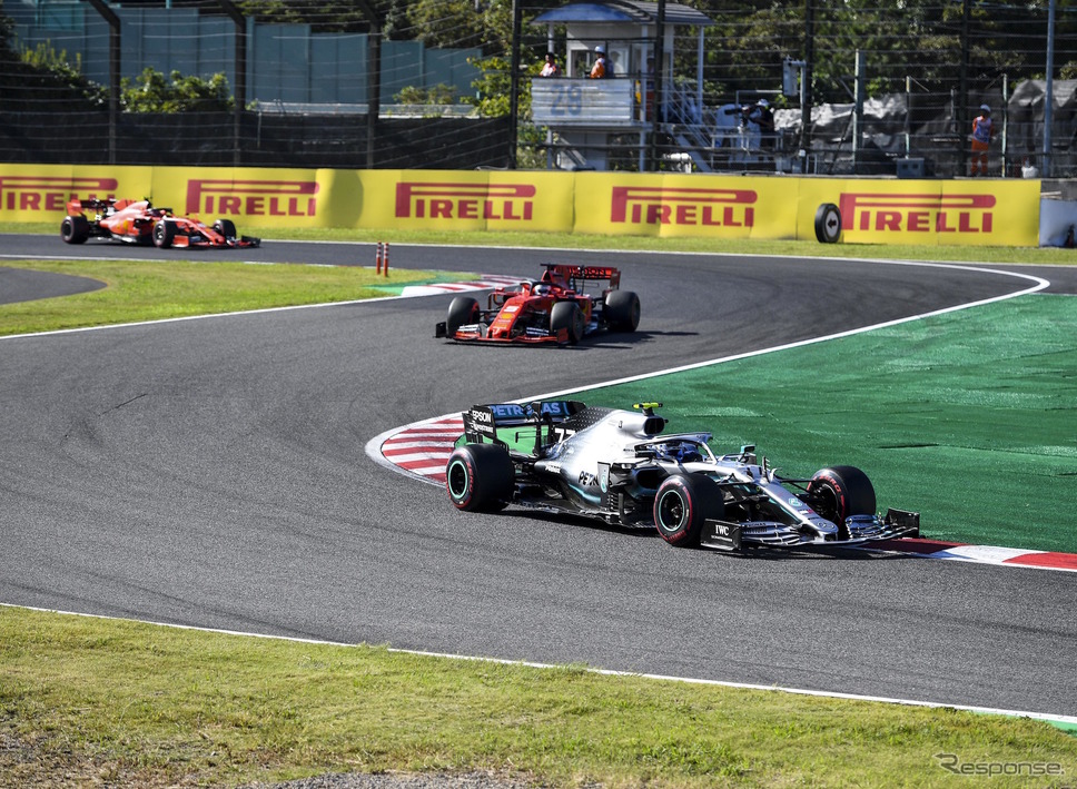 2019年F1日本GPの模様（鈴鹿サーキット）。《写真提供 Pirelli》