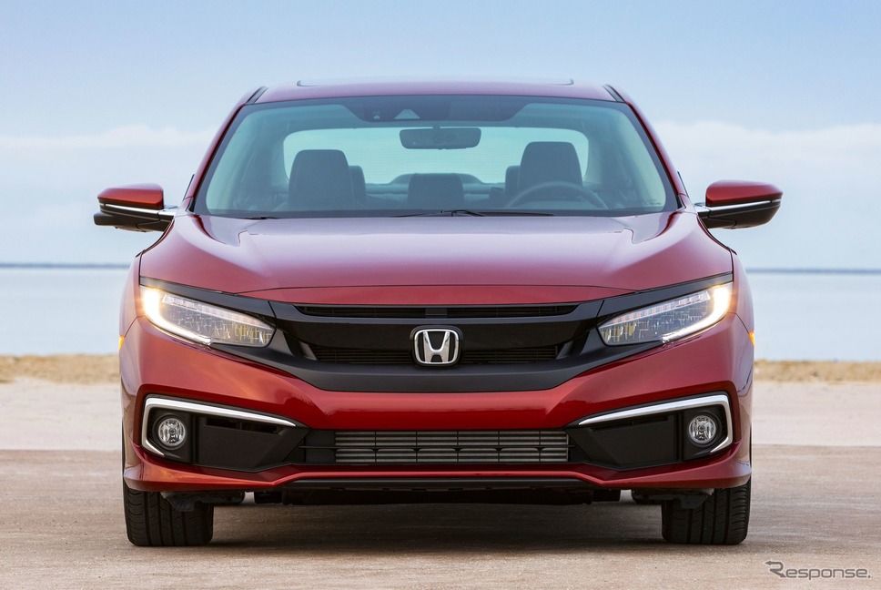 ホンダ・シビック・セダン の2020年モデル(北米仕様)《photo by Honda》