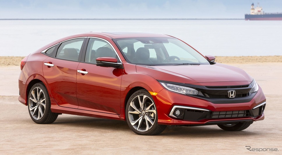ホンダ・シビック・セダン の2020年モデル(北米仕様)《photo by Honda》