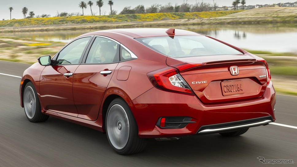 ホンダ・シビック・セダン の2020年モデル(北米仕様)《photo by Honda》