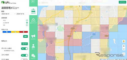 くるみえ for Citiesのサービス画面イメージ《写真提供 NEC》