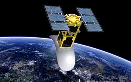 合成開口レーダ衛星のイメージ《写真提供 NEC》