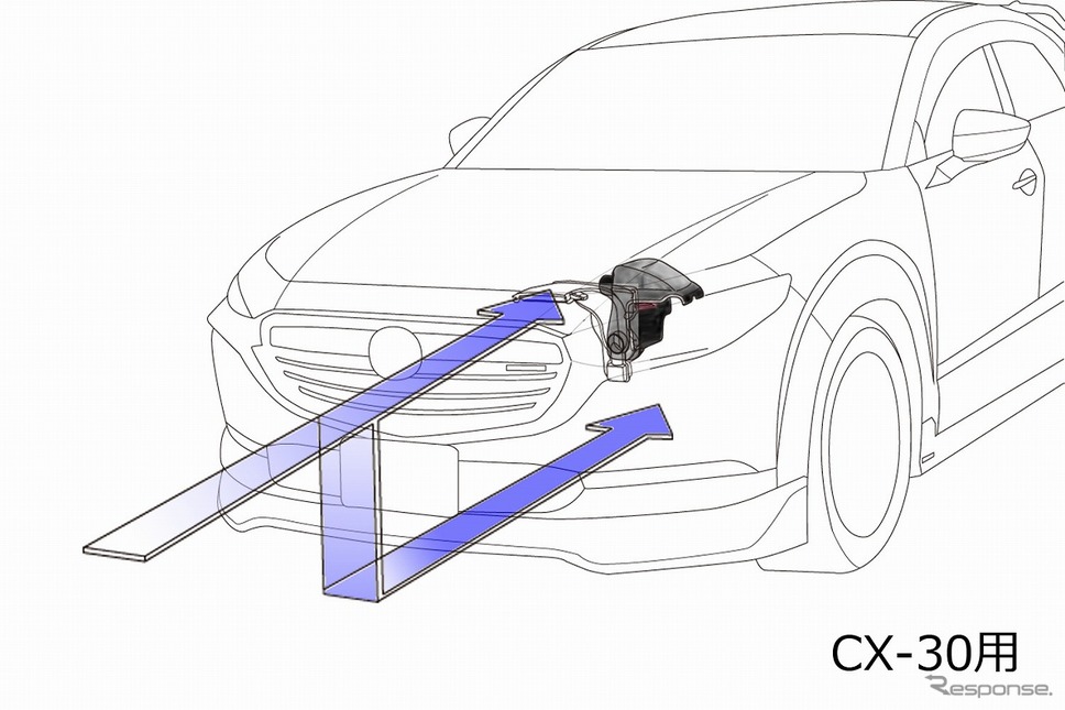 ラムエアインテークシステム(CX-30用)《写真提供 オートエクゼ》