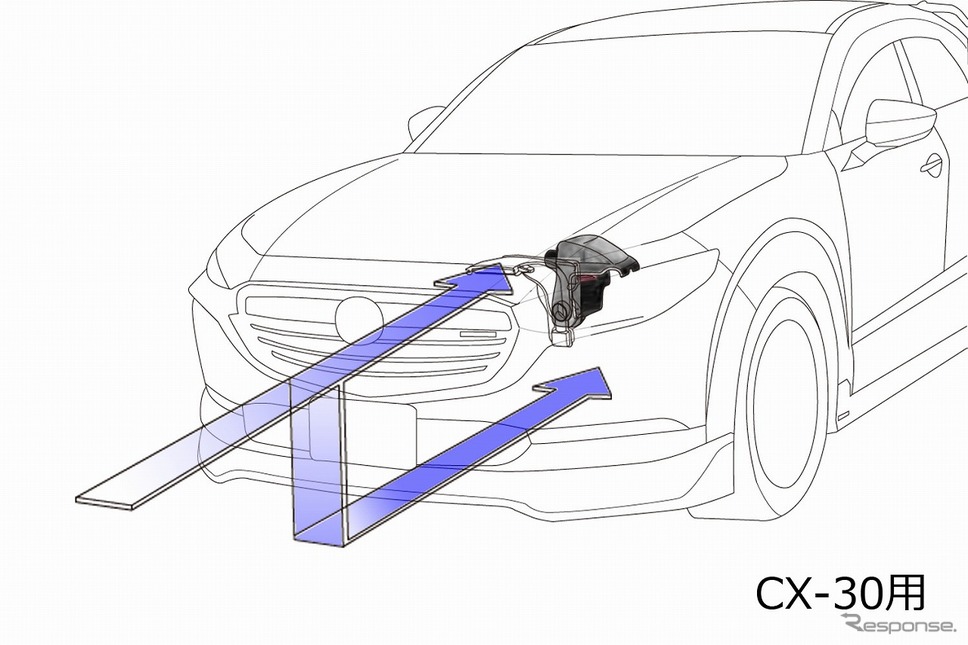 ラムエアインテークシステム（CX-30用）《写真提供 オートエクゼ》