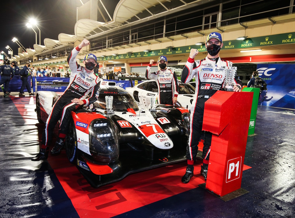 #7 トヨタTS050が優勝、チャンピオンの座も手中にした。《写真提供 TOYOTA》
