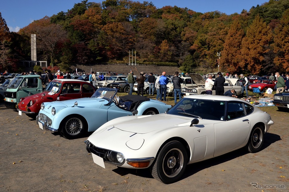 トヨタ00gtやシルビアなど昭和の名車が集合 青梅宿懐古自動車同窓会 E燃費