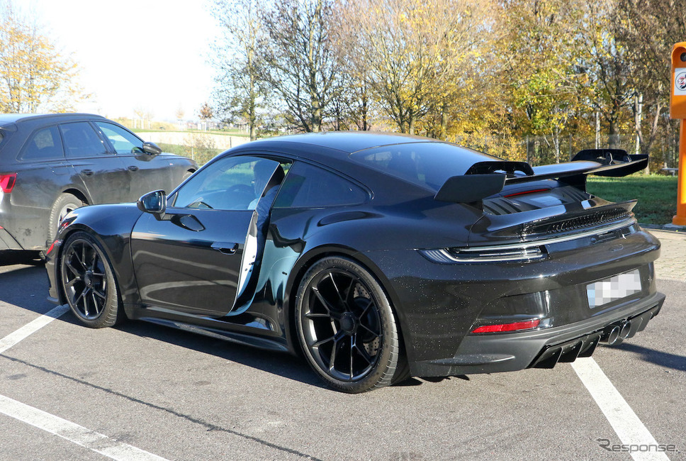 ポルシェ 911 GT3 次期型プロトタイプ（スクープ写真）《APOLLO NEWS SERVICE》