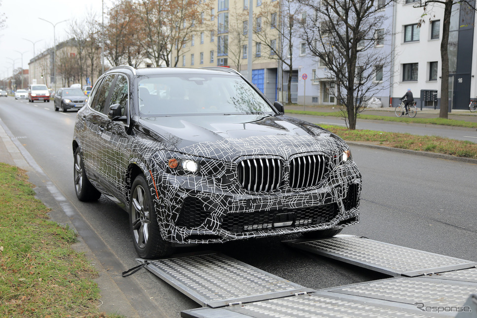 BMW X5 改良新型プロトタイプ（スクープ写真）《APOLLO NEWS SERVICE》