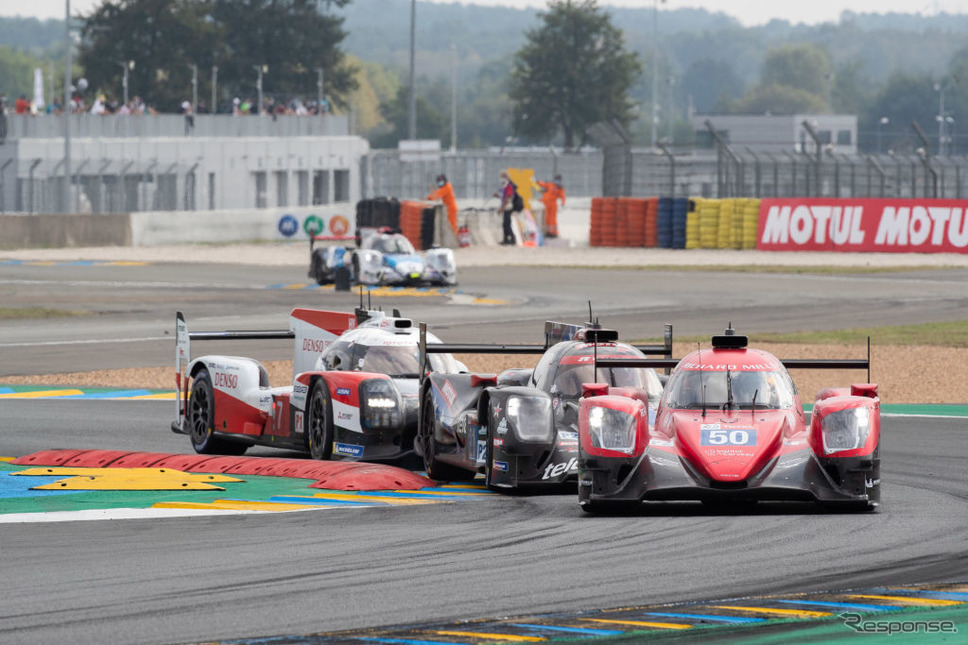 T. カルデロン組（集団先頭。2020年ルマン24時間）《Photo by Michel Brisset/Icon Sport via Getty Images/ゲッティイメージズ》