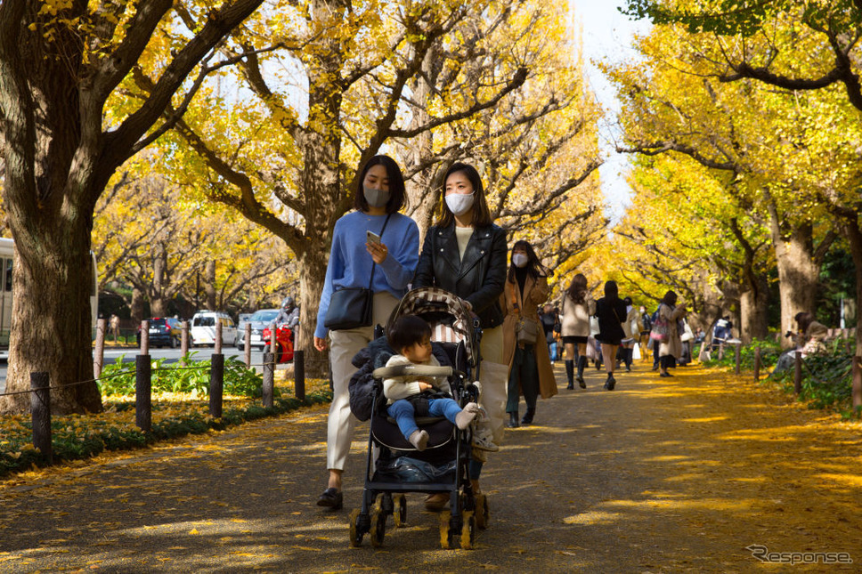 東京都内(11月26日)《Photo by Stanislav Kogiku/SOPA Images/LightRocket via Getty Images/ゲッティイメージズ》