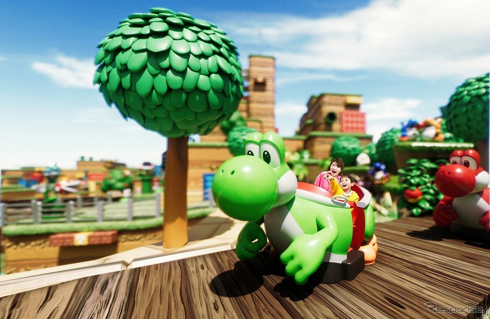 ヨッシー・アドベンチャー (c) Nintendo《画像提供 ユニバーサル・スタジオ・ジャパン》