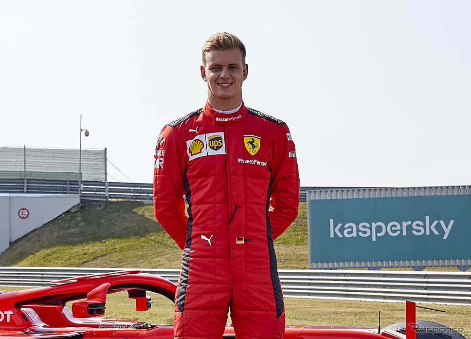来季2021年、ハースF1チームのレースドライバーになるミック・シューマッハ(写真はフェラーリでのテスト時)。《写真提供 Ferrari》