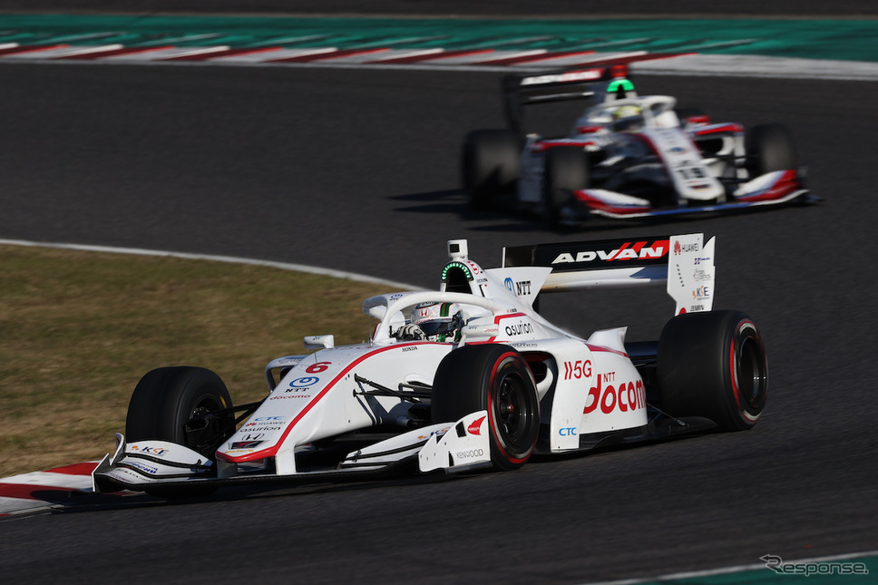 2位の#6 福住仁嶺(DOCOMO TEAM DANDELION RACING)《写真撮影 竹内英士》