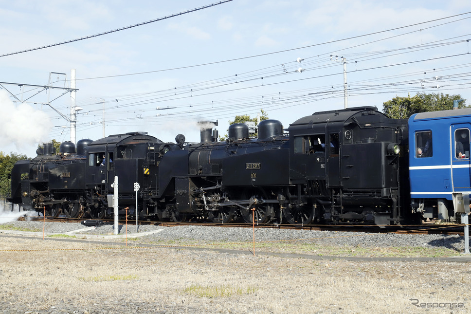 東武C11 325+C11 207重連《写真撮影 小林岳夫》