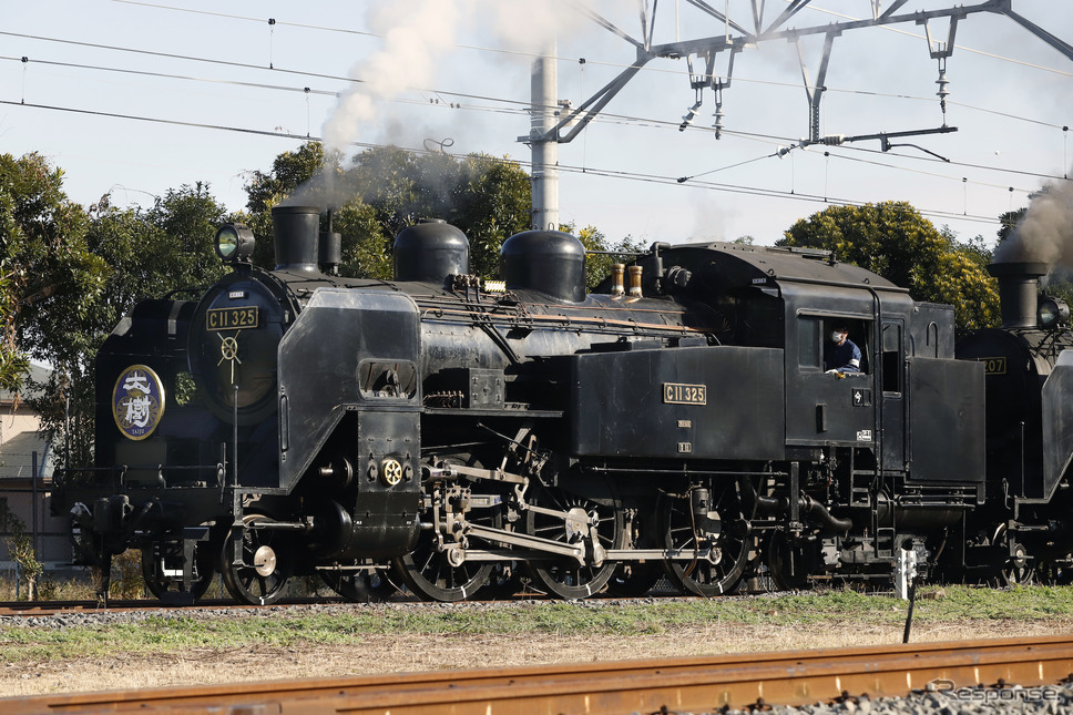 東武C11 325＋C11 207重連《写真撮影 小林岳夫》