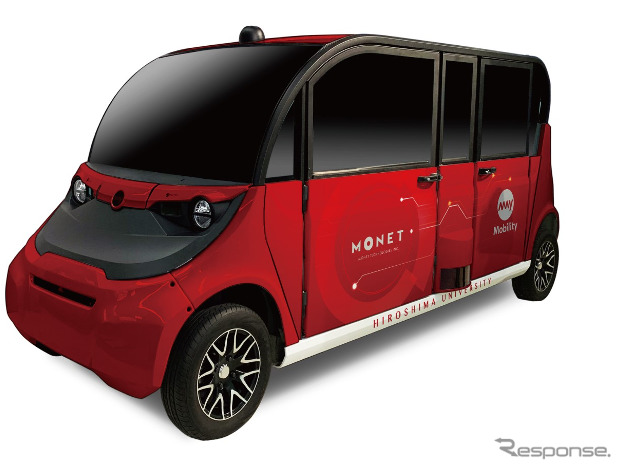 メイモビリティの自動運転車両《画像提供 MONETテクノロジーズ》