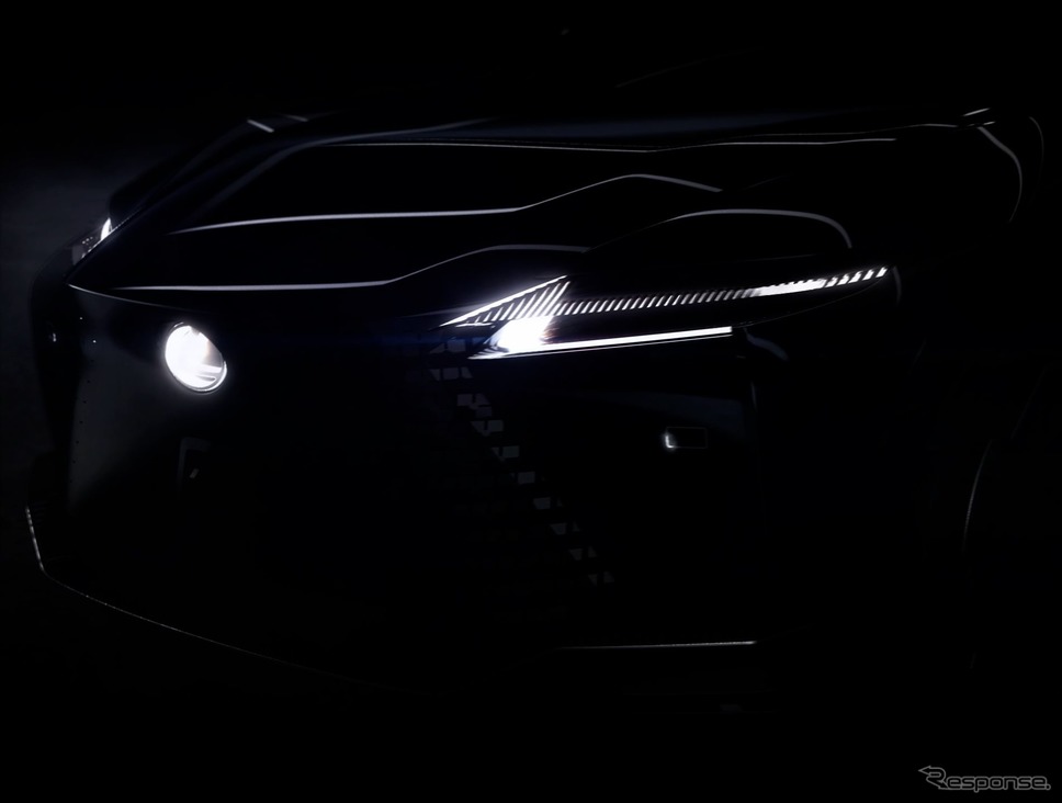 レクサスの新型EVコンセプトカーのティザーイメージ《photo by Lexus》