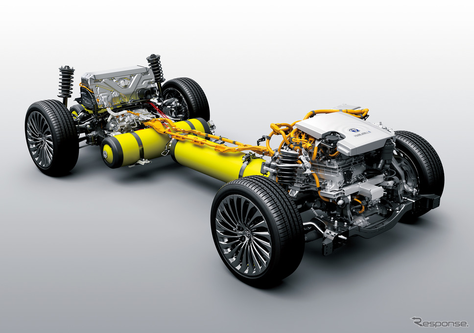 トヨタ MIRAI 新型の燃料電池ユニット《写真提供 トヨタ自動車》